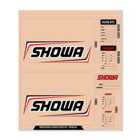 D-cor Showa Decal Kit Blk Fork/shock/eng Spec - Offroad Collection