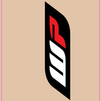 D-cor Showa Upper Fork Decals Black/white - Black - Offroad Collection