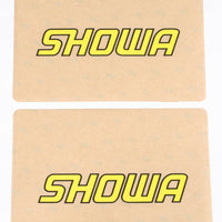 D-cor Showa Upper Fork Decals Black/white - Black - Offroad Collection