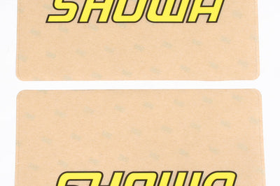 D-cor Showa Upper Fork Decals Black/white - Yellow - Offroad Collection