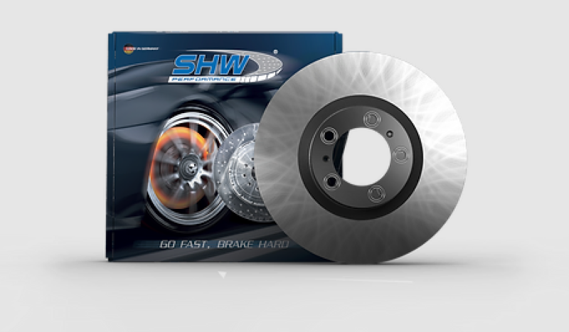 SHW Performance 01-06 BMW M3 3.2L Rear Smooth Monobloc Brake Rotor (34212229379) - Brakes Rotors & Pads