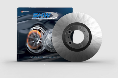 SHW Performance 01-06 BMW M3 3.2L Rear Smooth Monobloc Brake Rotor (34212229379) - Brakes Rotors & Pads