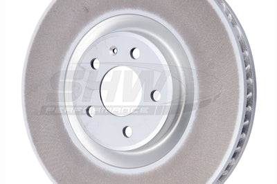 SHW Performance 15-18 Porsche Macan GTS w/18in Wheels w/o Ceramics Right Frt Smooth MB Brake Rotor (95B615302J)