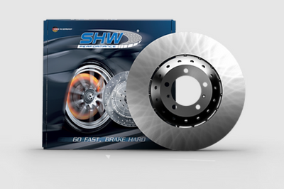 SHW Performance 19-20 Ford Mustang Shelby GT350 (From 2/4/2019) Left Front Smooth LW Brake Rotor (KR3Z1125C) - Brakes