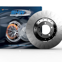 SHW Performance 20-21 Ford Mustang Shelby GT500 5.2L Left Front Smooth Lightweight Brake Rotor (KR3Z1125F) - Brakes