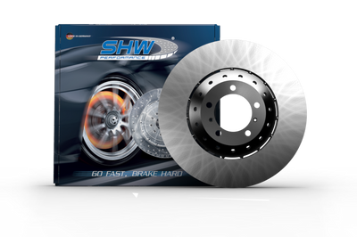 SHW Performance 20-21 Ford Mustang Shelby GT500 5.2L Rear Smooth Lightweight Brake Rotor (KR3Z2C026A) - Brakes Rotors &