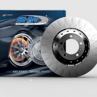 SHW Performance 20-21 Ford Mustang Shelby GT500 5.2L Rear Smooth Lightweight Brake Rotor (KR3Z2C026A) - Brakes Rotors &