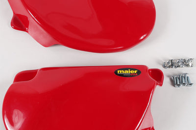 Maier Side Panels White - Red - Offroad Collection