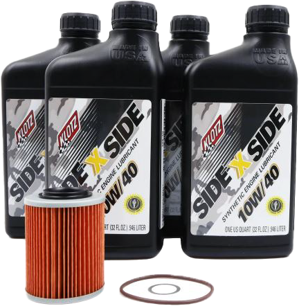 Klotz Side X Oil Change Kit 10w40 With Filter Can-am - Tires & Wheels