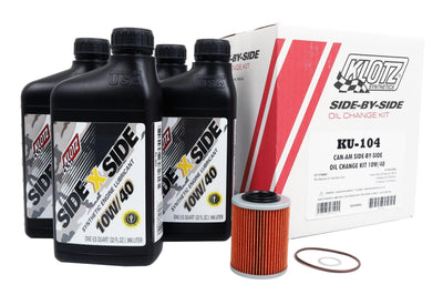 Klotz Side X Oil Change Kit 10w40 With Filter Can-am - Tires & Wheels