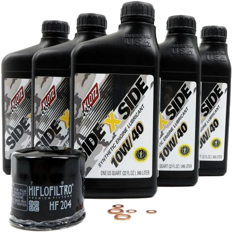 Klotz Side X Oil Change Kit 10w40 With Filter Yamaha - Tires & Wheels