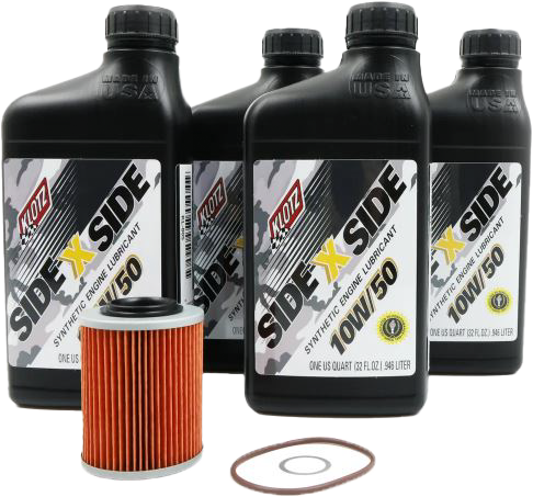Klotz Side X Oil Change Kit 10w50 With Filter Can-am - Tires & Wheels