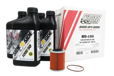 Klotz Side X Oil Change Kit 10w50 With Filter Can-am - Tires & Wheels