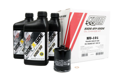 Klotz Side X Oil Change Kit 10w50 With Filter Polaris - Tires & Wheels