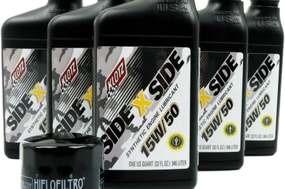 Klotz Side X Oil Change Kit 15w50 With Filter Yamaha - Tires & Wheels