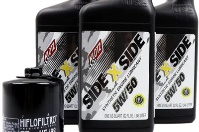 Klotz Side X Oil Change Kit 5w50 With Filter Polaris - Tires & Wheels