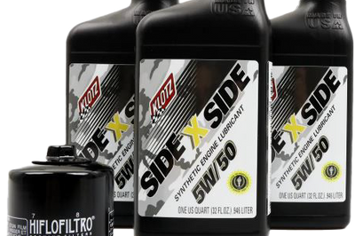 Klotz Side X Oil Change Kit 5w50 With Filter Polaris - Tires & Wheels