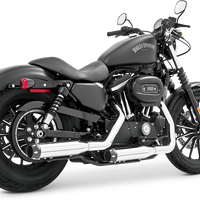 Freedom Signature Slip-ons 3.25’’ Chrm W/blk Tip `14-20 Sportster - Harddrive Products