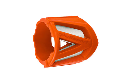 Polisport Silencer Protector 340-400mm 13.4-15.7 In. Nardo Grey - Orange - Offroad Collection