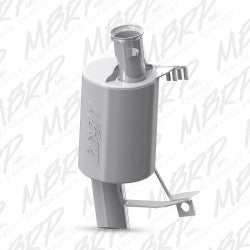 Mbrp Silencer Trail Stnls A/c 6000 Series S/m - Snowmobile Collection