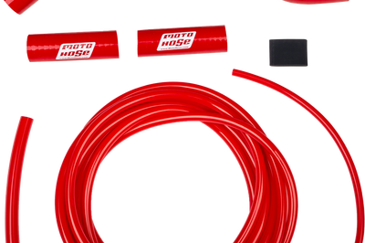 Moto Hose Silicone Kit (orange) - Red - Offroad Collection