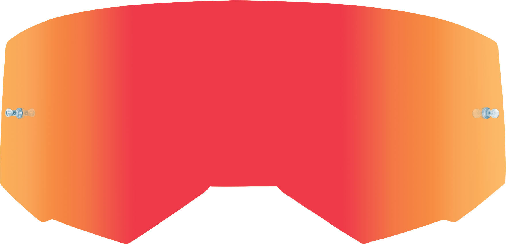 Fly Racing Single Lens W/post Adult Red Mirror/clear - Gear