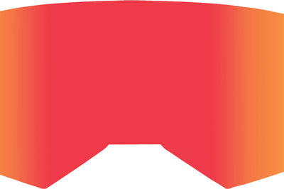 Fly Racing Single Lens W/post Adult Red Mirror/clear - Gear