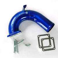 Sinister Diesel 03-07 Dodge Cummins 5.9L Intake Elbow - Blue - Air Systems