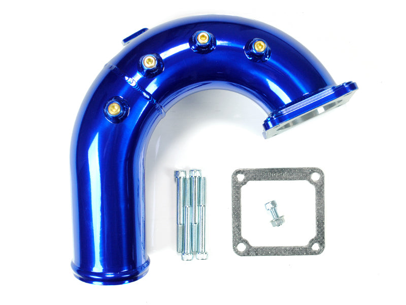 Sinister Diesel 03-07 Dodge Cummins 5.9L Intake Elbow - Blue - Air Systems