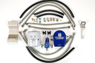 Sinister Diesel 99-03 Ford 7.3L (w/ Integrated Fuel Filter) Regulated Return Kit - Delivery