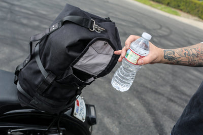 BURLY BRAND Sissy Bar Bag Black - Luggage