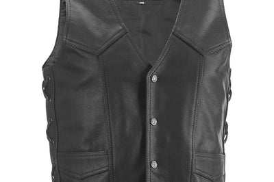 Highway 21 Six Shooter Vest Black Xl - 2X-Large - Harddrive Products