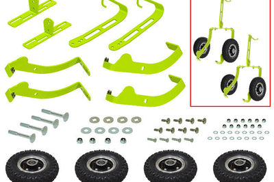 Sp1 Ski Protec Dolly Set With Premium Wheels - Snowmobile Collection