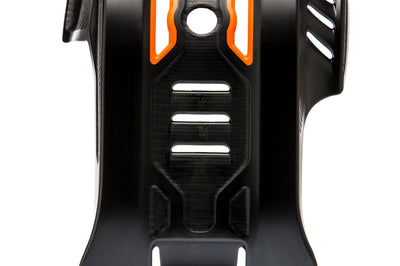 Acerbis Skid Plate Red Hon - Black/Orange - Street Collection