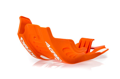 Acerbis Skid Plate Red Hon - Orange/White - Street Collection
