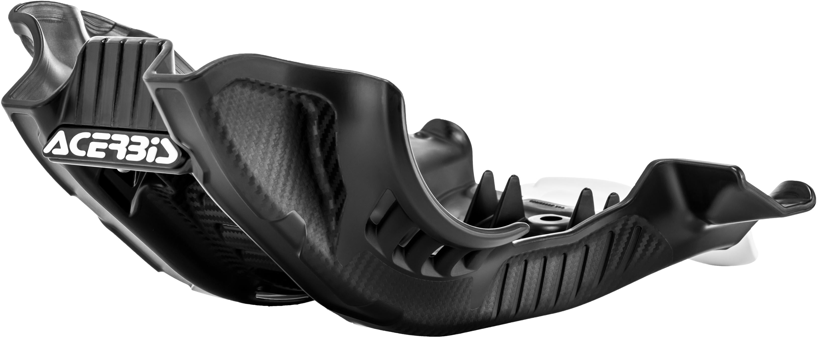 Acerbis Skid Plate W/linkage Guard White/black - Black/White - Offroad Collection