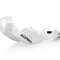 Acerbis Skid Plate W/linkage Guard White/black - Black/White - Offroad Collection