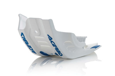 Acerbis Skid Plate W/linkage Guard White/black - White/Blue - Offroad Collection