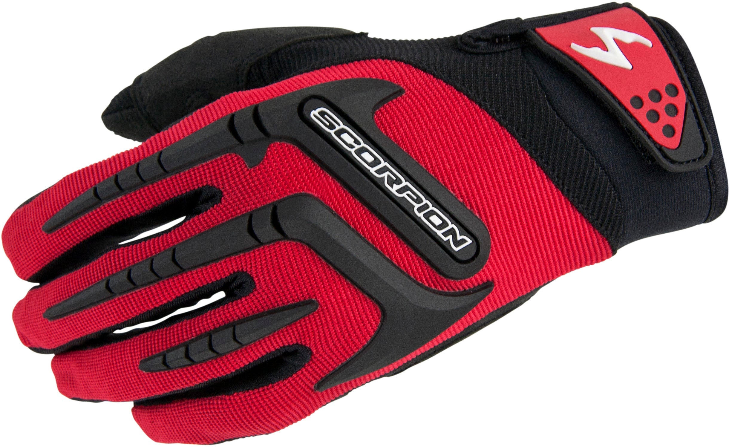 Scorpion Exo Skrub Gloves Grey Xl - Red / 2X-Large - Harddrive Products