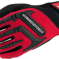 Scorpion Exo Skrub Gloves Grey Xl - Red / 2X-Large - Harddrive Products