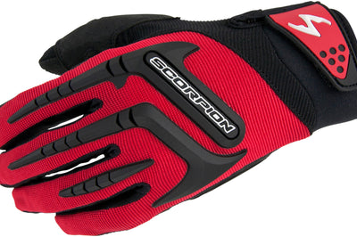 Scorpion Exo Skrub Gloves Grey Xl - Red / 2X-Large - Harddrive Products