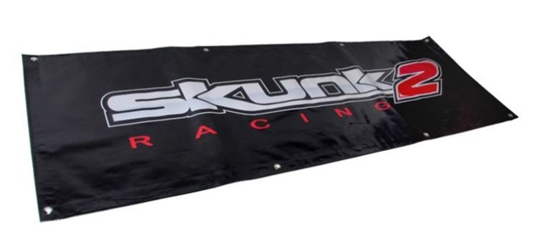 Skunk2 Racing 5 FT. Vinyl Shop Banner (Black) - Exterior Styling