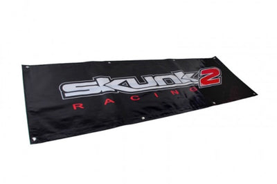 Skunk2 Racing 5 FT. Vinyl Shop Banner (Black) - Exterior Styling