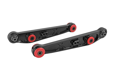 Skunk2 Racing Honda/Acura EG/DC Alpha Series Rear Lower Control Arm Set - Black - Suspension
