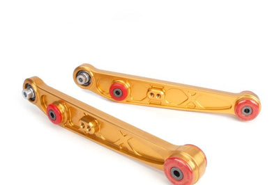 Skunk2 Racing Honda/Acura EG/DC Alpha Series Rear Lower Control Arm Set - Gold - Suspension