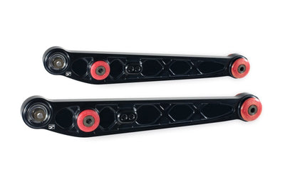 Skunk2 Racing Honda/Acura EK Alpha Series Rear Lower Control Arm Set - Black - Suspension