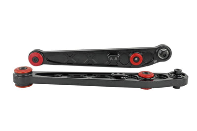 Skunk2 Racing Honda/Acura EK Alpha Series Rear Lower Control Arm Set - Black - Suspension