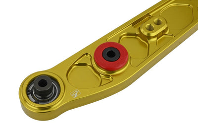 Skunk2 Racing Honda/Acura EK Alpha Series Rear Lower Control Arm Set - Gold - Suspension