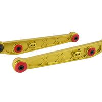 Skunk2 Racing Honda/Acura EK Alpha Series Rear Lower Control Arm Set - Gold - Suspension