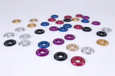 Skunk2 Racing Large Fender Black Anodized Washer Kit (6 Pcs.) - Engine Components